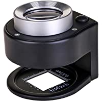Bysameyee 30X Lupa de Joyería con Lupa Iluminada- 6 Luces Lupa de Metal de Escritorio Escala Plegable Portátil Ojo para…